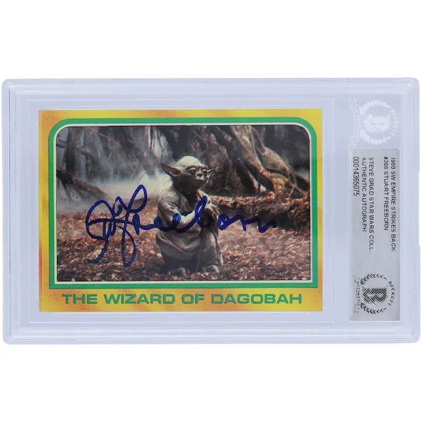 Stuart Freeborn Signed 1980 Topps The Empire Strikes Back #308 | BAS Authenticated