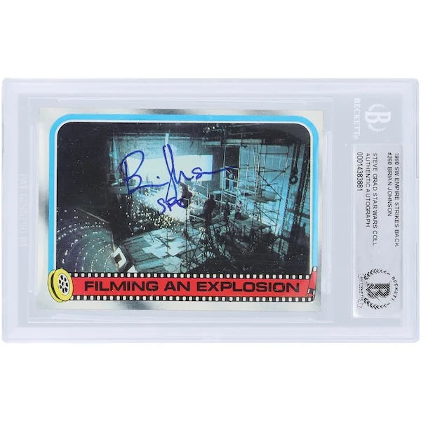 Brian Johnson Signed 1980 Topps Empire Strikes Back #260 | BAS Authenticated