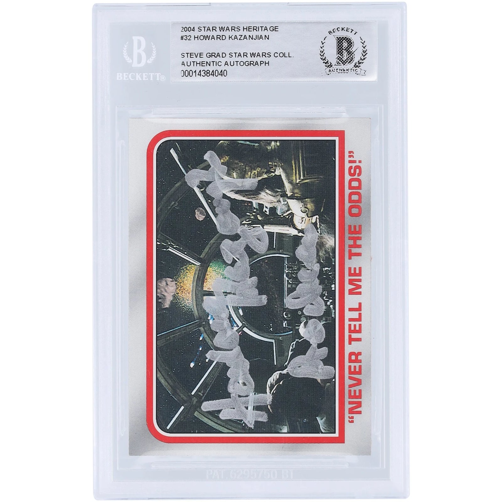 Howard Kazanjian Signed 2004 Topps #32 Star Wars Card | Producer Inscription