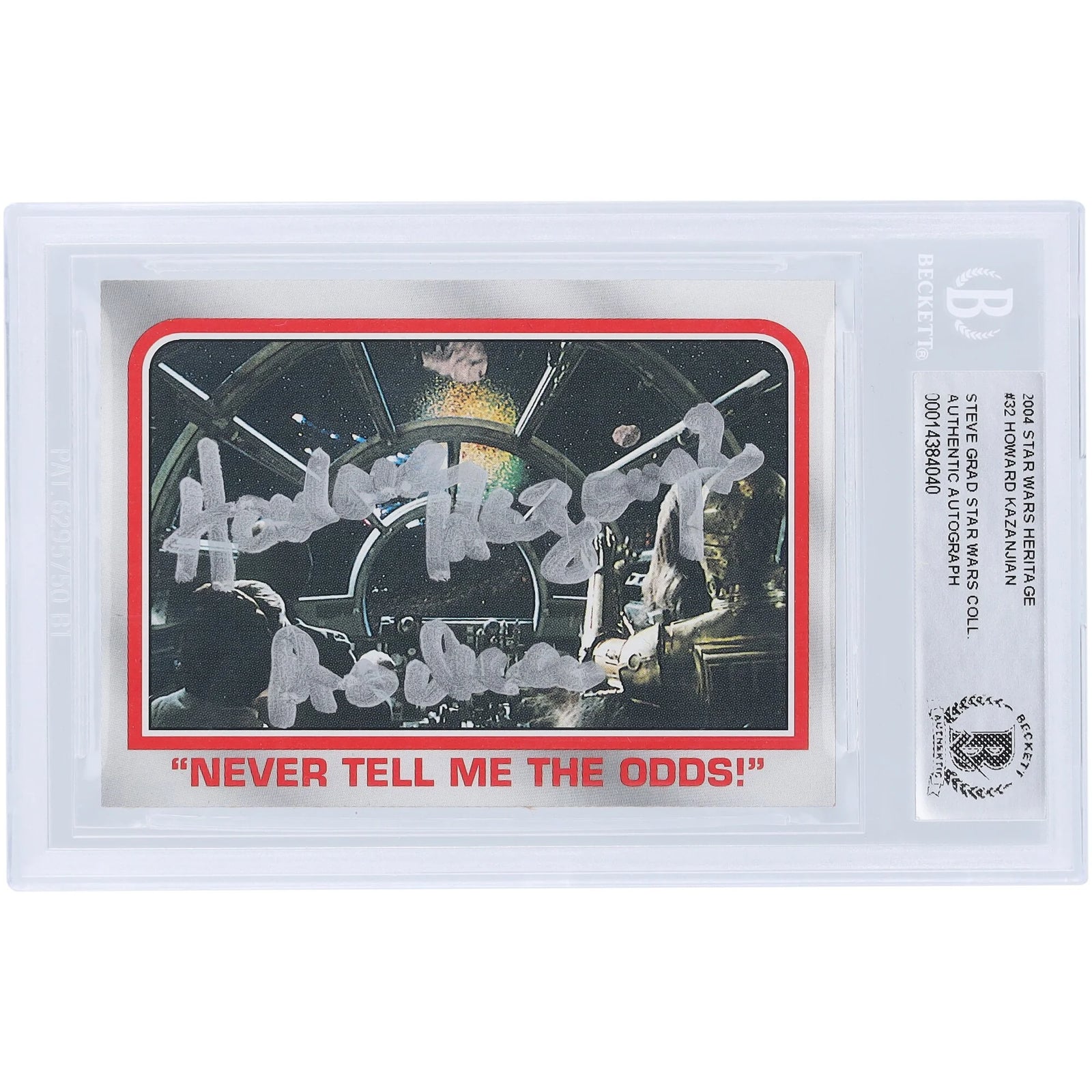Howard Kazanjian Signed 2004 Topps #32 Star Wars Card | Producer Inscription
