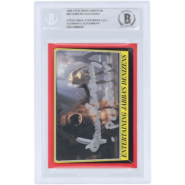 Howard Kazanjian Signed 2004 Topps Star Wars #46 Card | Producer Inscription