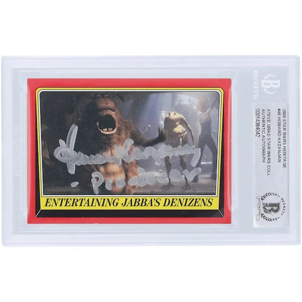 Howard Kazanjian Signed 2004 Topps Star Wars #46 Card | Producer Inscription