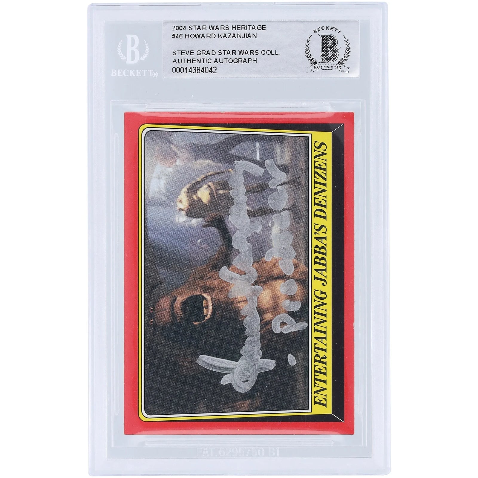 Howard Kazanjian Signed 2004 Topps Star Wars #46 Card | Producer Inscription