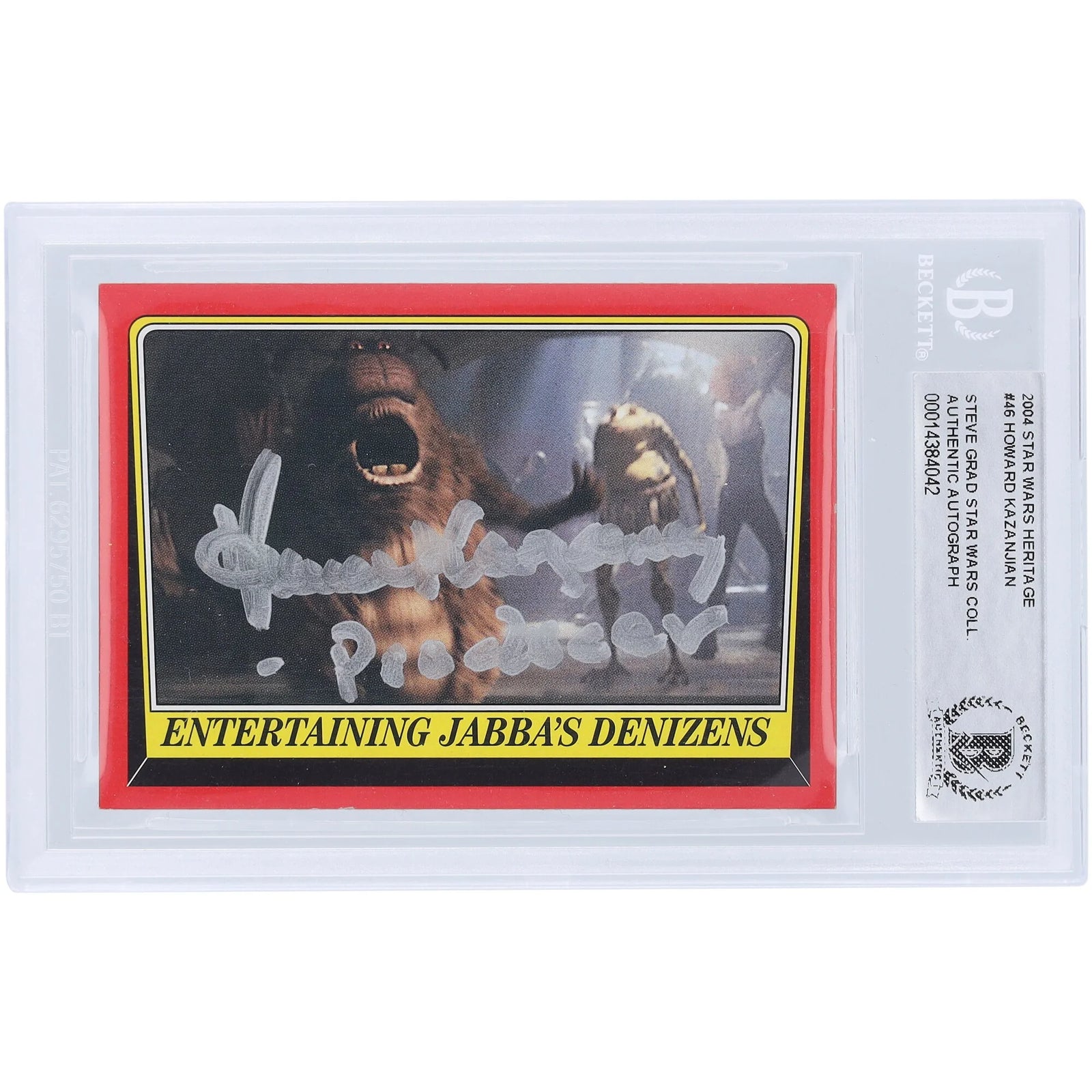 Howard Kazanjian Signed 2004 Topps Star Wars #46 Card | Producer Inscription