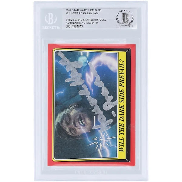 Howard Kazanjian Signed 2004 Topps #62 Star Wars Card | Producer Inscription