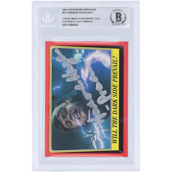 Howard Kazanjian Signed 2004 Topps #62 Star Wars Card | Producer Inscription