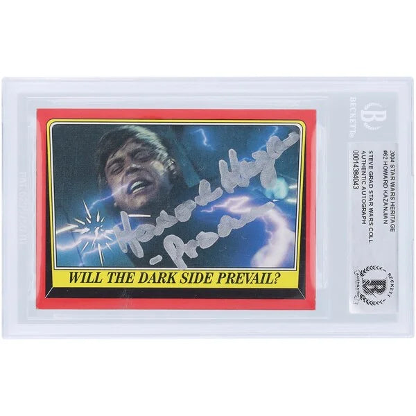 Howard Kazanjian Signed 2004 Topps #62 Star Wars Card | Producer Inscription