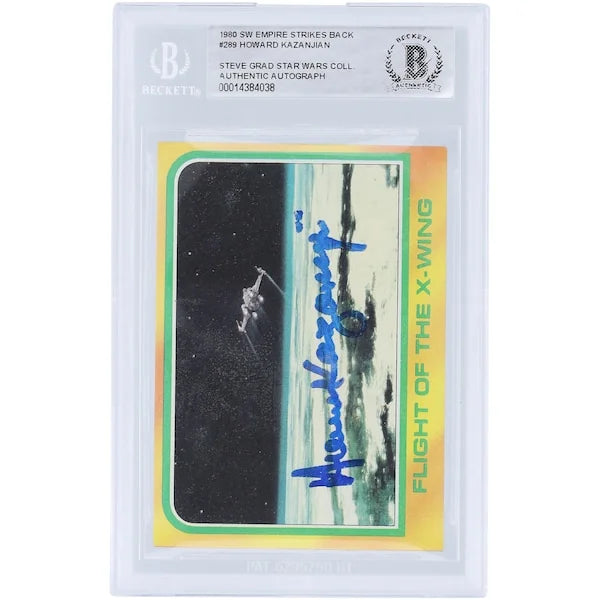 Howard Kazanjian Signed 1980 Topps Empire Strikes Back #289 | BAS Authenticated