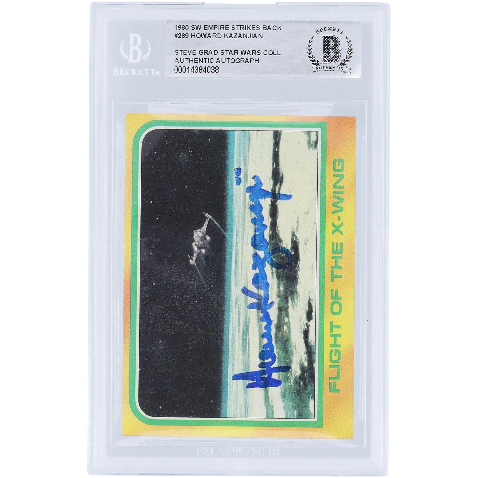 Howard Kazanjian Signed 1980 Topps Empire Strikes Back #289 | BAS Authenticated
