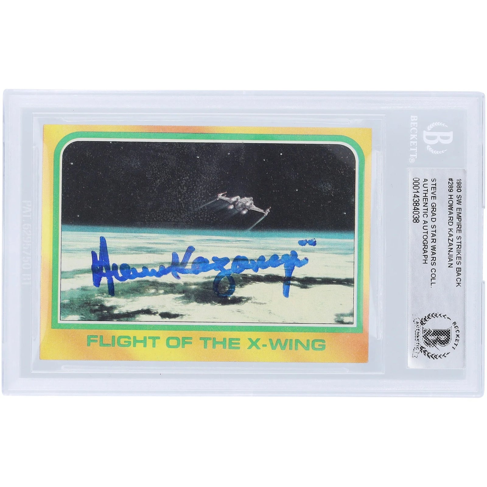 Howard Kazanjian Signed 1980 Topps Empire Strikes Back #289 | BAS Authenticated