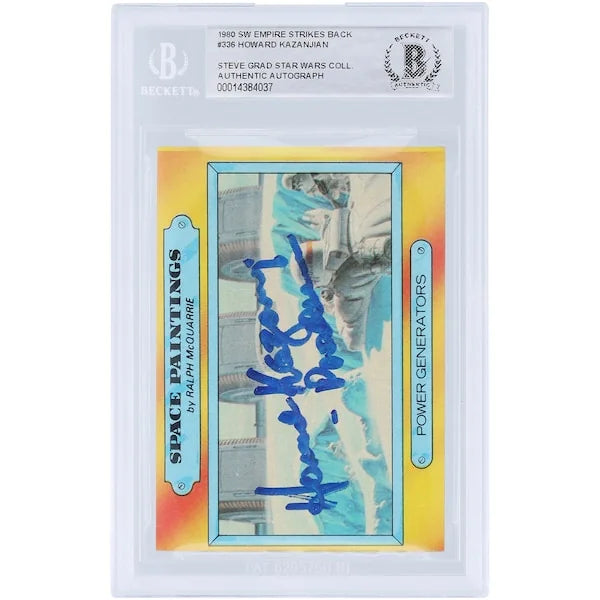 Howard Kazanjian Signed 1980 Topps #336 Card | Star Wars Producer