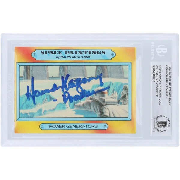 Howard Kazanjian Signed 1980 Topps #336 Card | Star Wars Producer