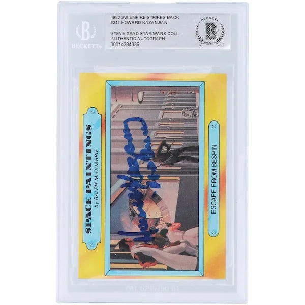 Howard Kazanjian Signed 1980 Topps Empire Strikes Back #344 | BAS Authenticated