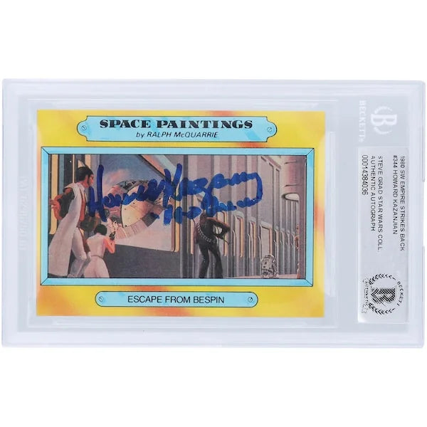 Howard Kazanjian Signed 1980 Topps Empire Strikes Back #344 | BAS Authenticated