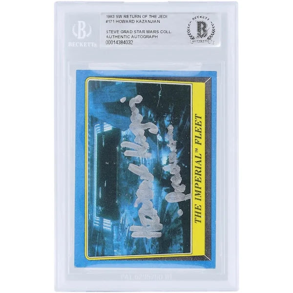 Howard Kazanjian Signed 1983 Topps Return of the Jedi #171 Card | BAS Authenticated