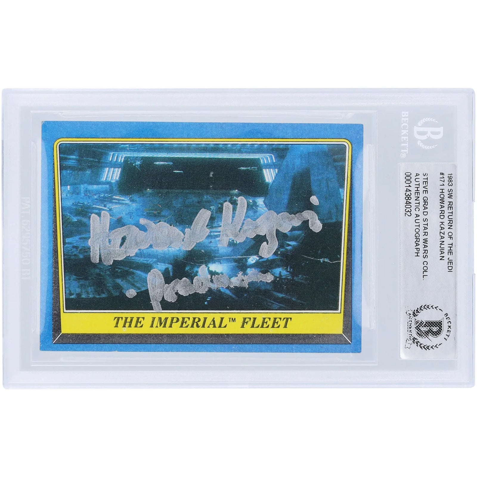 Howard Kazanjian Signed 1983 Topps Return of the Jedi #171 Card | BAS Authenticated