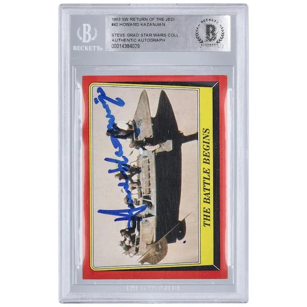 Howard Kazanjian Signed 1983 Topps Return of the Jedi #42 | BAS Authenticated
