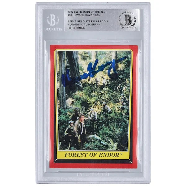 Howard Kazanjian Signed 1983 Topps Return of the Jedi #68 Card | BAS Authenticated