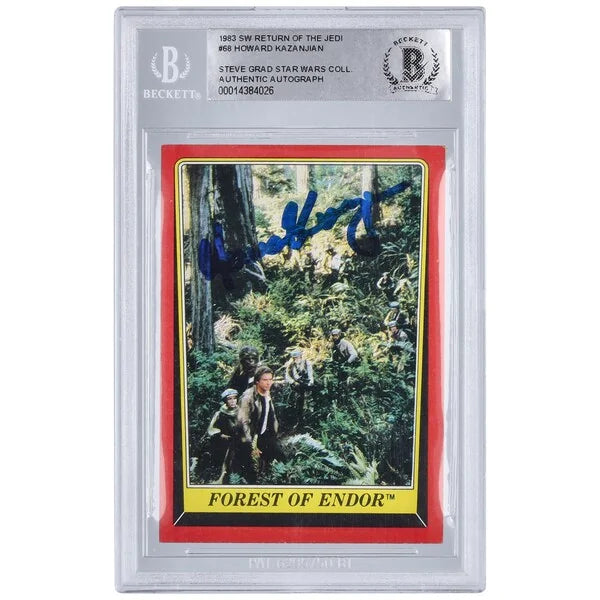 Howard Kazanjian Signed 1983 Topps Return of the Jedi #68 Card | BAS Authenticated