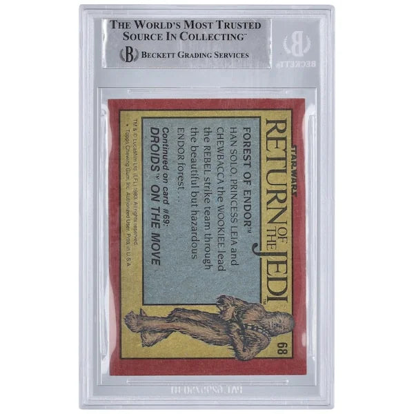 Howard Kazanjian Signed 1983 Topps Return of the Jedi #68 Card | BAS Authenticated
