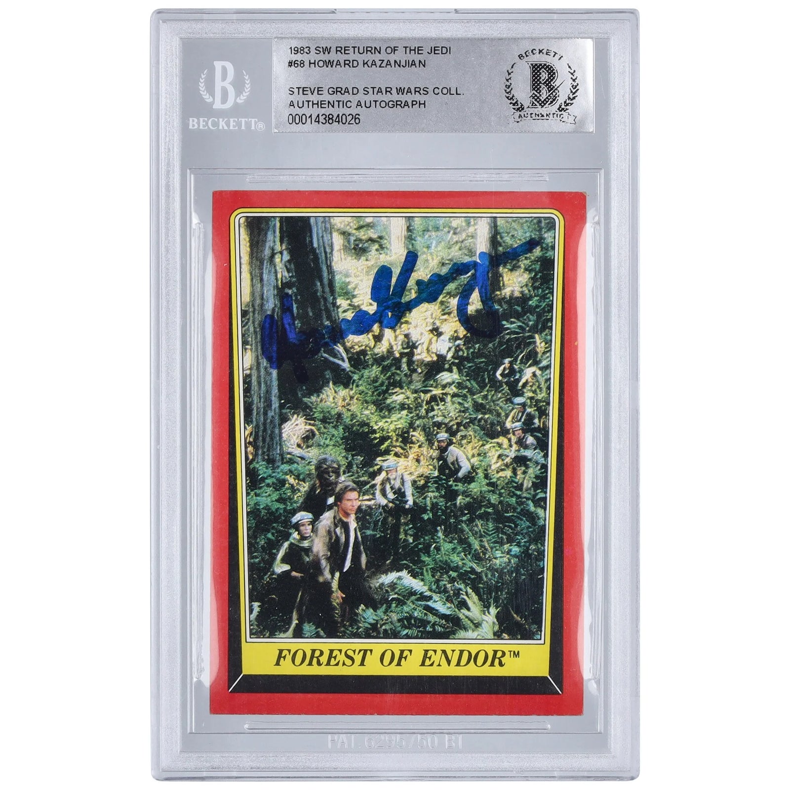 Howard Kazanjian Signed 1983 Topps Return of the Jedi #68 Card | BAS Authenticated