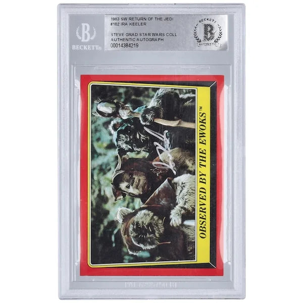 Ira Keeler Signed 1983 Topps Return of the Jedi #102 | BAS Authenticated