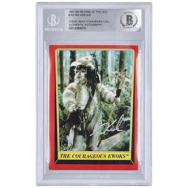 Ira Keeler Signed 1983 Topps Return of the Jedi #103 | BAS Authenticated