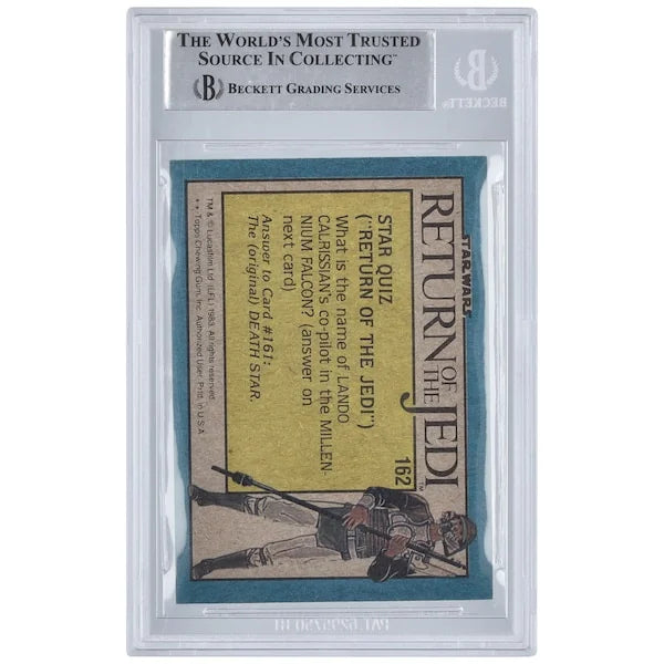 Ira Keeler Signed 1983 Topps Return of the Jedi #162 | BAS Authenticated