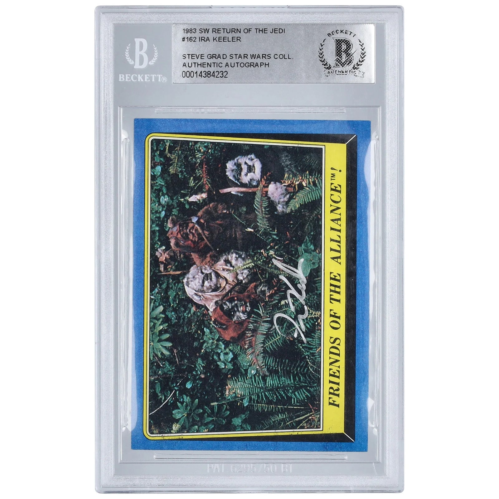 Ira Keeler Signed 1983 Topps Return of the Jedi #162 | BAS Authenticated