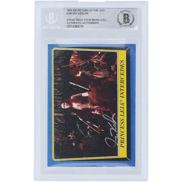 Ira Keeler Signed 1983 Topps Return of the Jedi #198 Card | BAS Authenticated