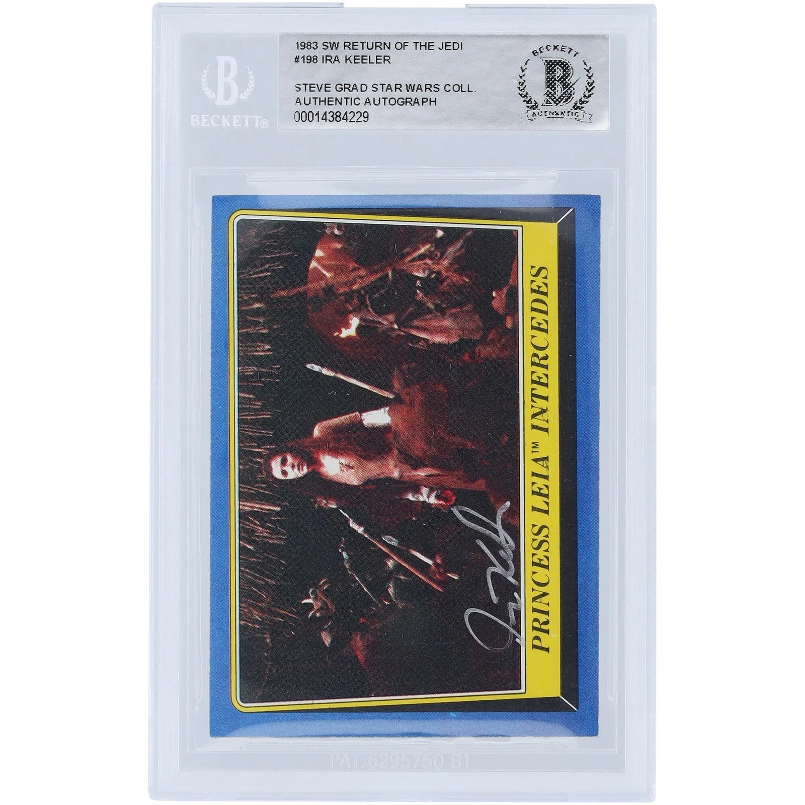 Ira Keeler Signed 1983 Topps Return of the Jedi #198 Card | BAS Authenticated