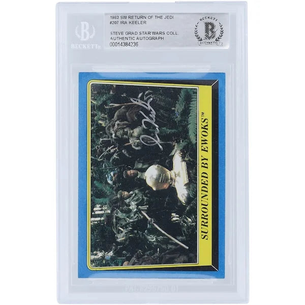 Ira Keeler Signed 1983 Topps Return of the Jedi #207 | BAS Authenticated