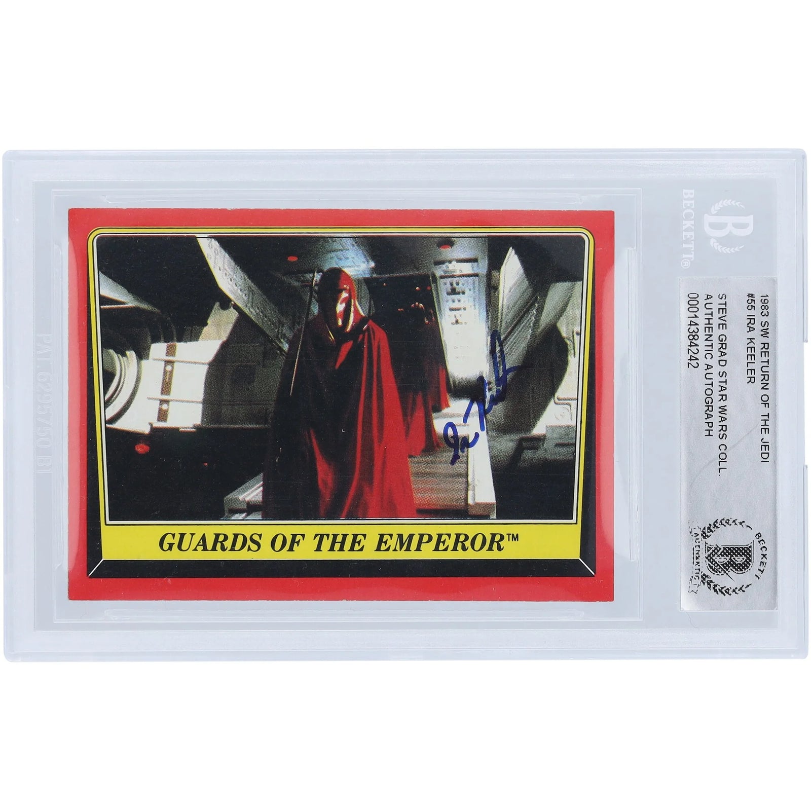 Ira Keeler Signed 1983 Topps Return of the Jedi #55 Card | BAS Authenticated