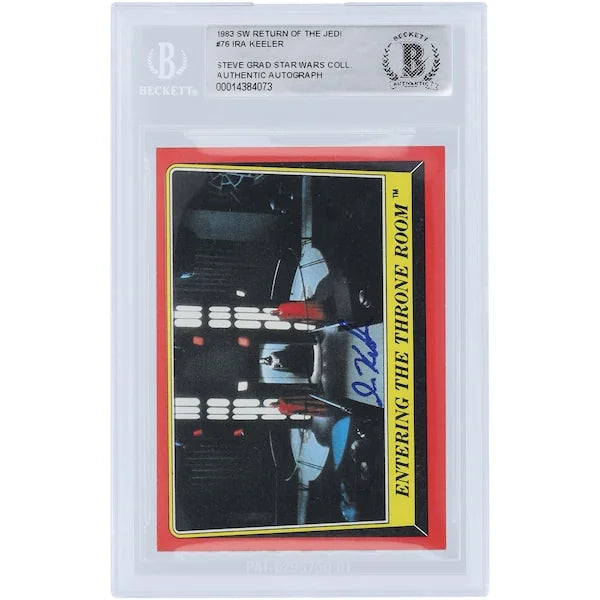 Ira Keeler Signed 1983 Topps Return of the Jedi #76 Card | BAS Authenticated