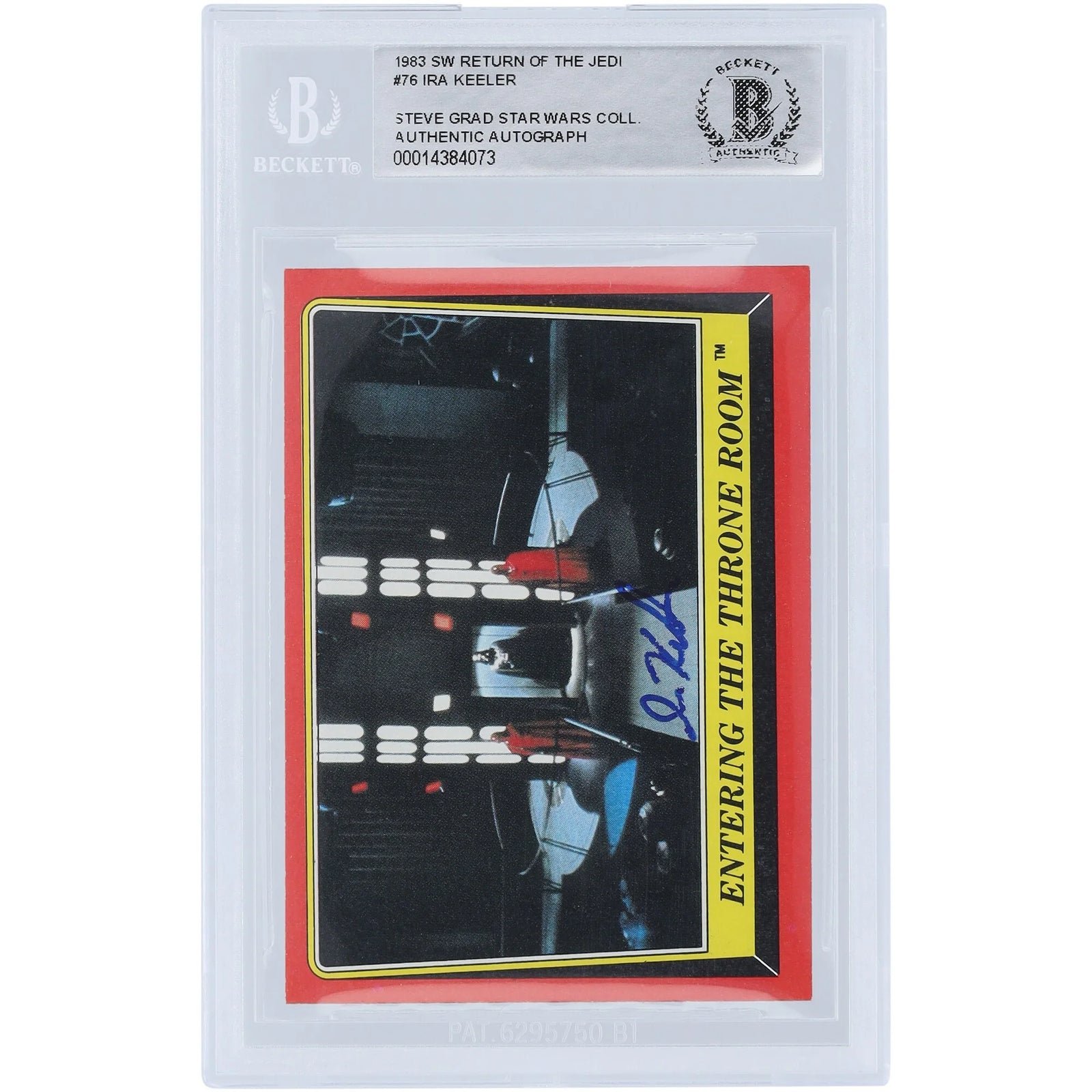 Ira Keeler Signed 1983 Topps Return of the Jedi #76 Card | BAS Authenticated
