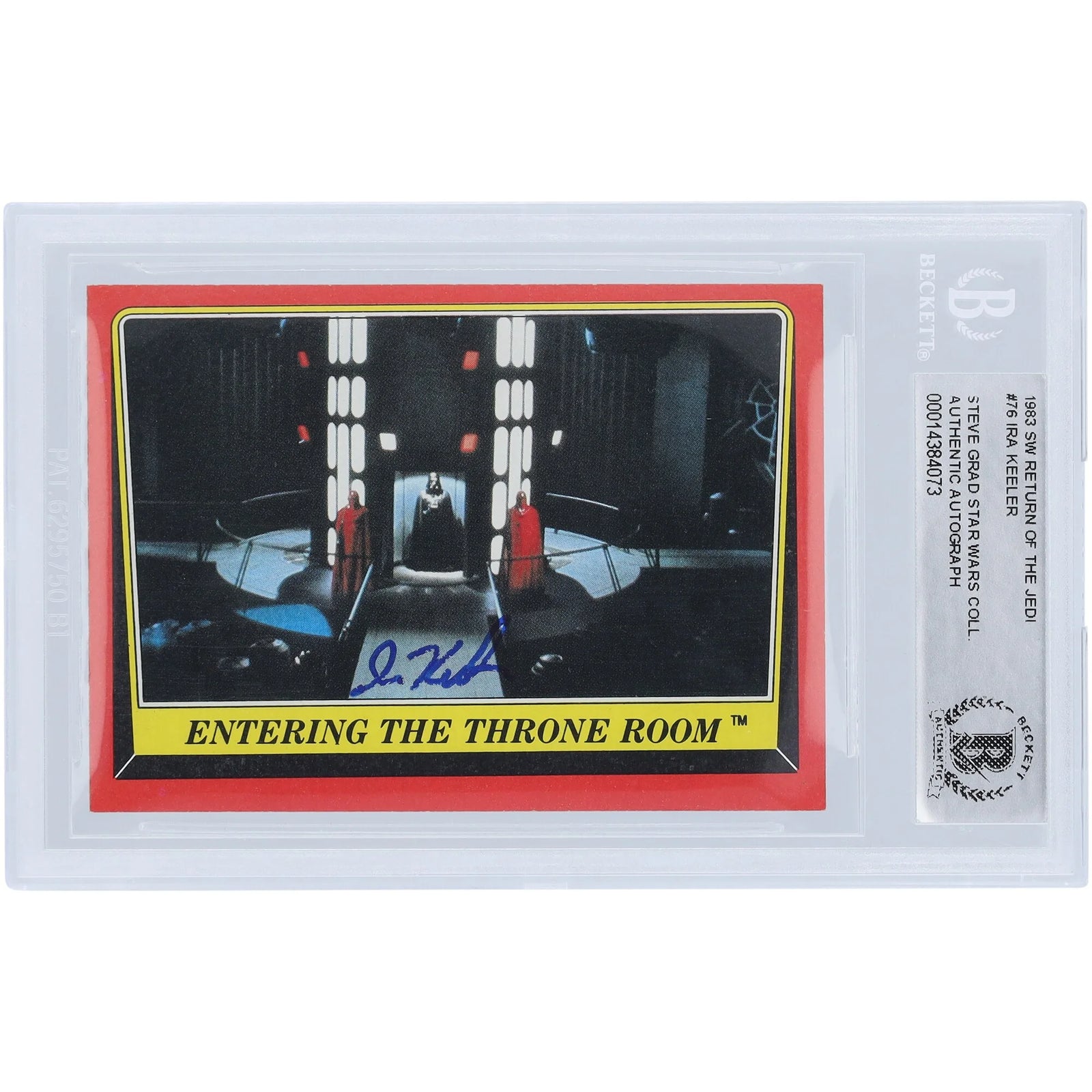 Ira Keeler Signed 1983 Topps Return of the Jedi #76 Card | BAS Authenticated
