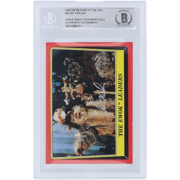 Ira Keeler Signed 1983 Topps Return of the Jedi #84 Card | BAS Authenticated