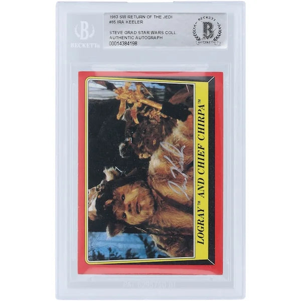 Ira Keeler Signed 1983 Topps Return of the Jedi #85 Card | BAS Authenticated