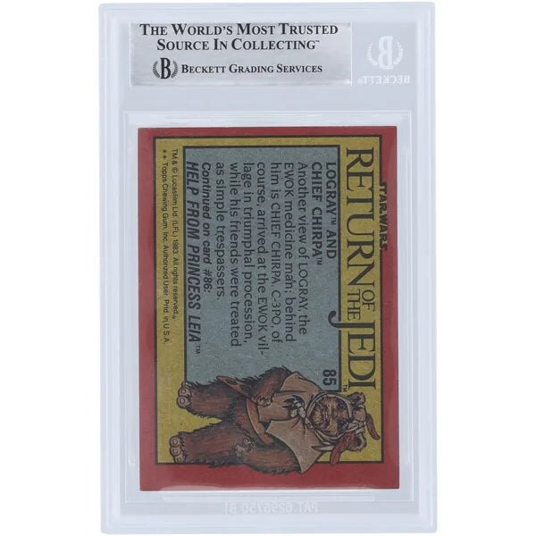 Ira Keeler Signed 1983 Topps Return of the Jedi #85 Card | BAS Authenticated