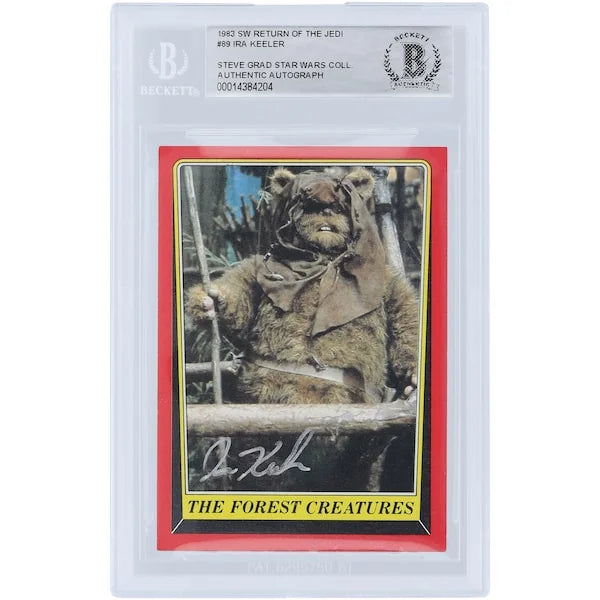 Ira Keeler Signed 1983 Topps Return of the Jedi #89 Card | BAS Authenticated