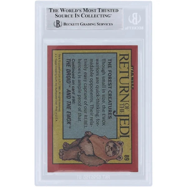 Ira Keeler Signed 1983 Topps Return of the Jedi #89 Card | BAS Authenticated