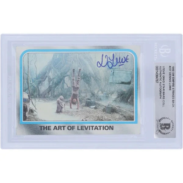 Dennis Lowe Signed 1980 Topps Empire Strikes Back #237 Card | BAS Authenticated