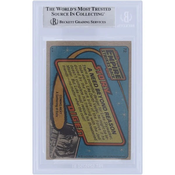 Dennis Lowe Signed 1980 Topps The Empire Strikes Back #72 | BAS Authenticated