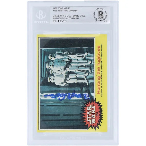 Terry McGovern Signed 1977 Topps Star Wars #168 Card | BAS Authenticated