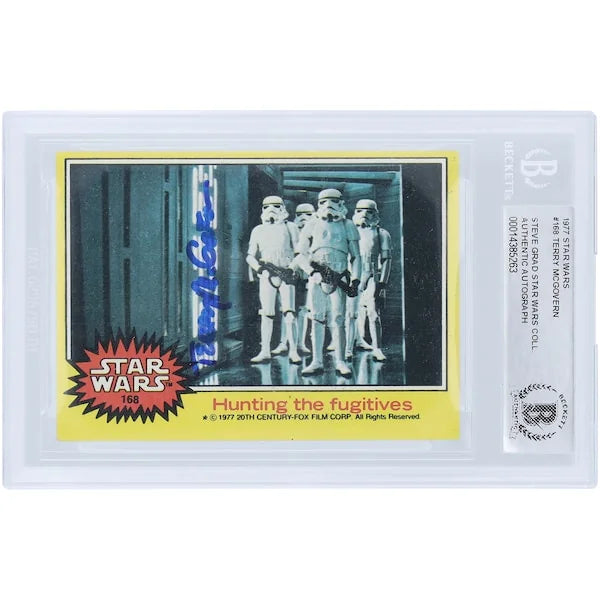 Terry McGovern Signed 1977 Topps Star Wars #168 Card | BAS Authenticated