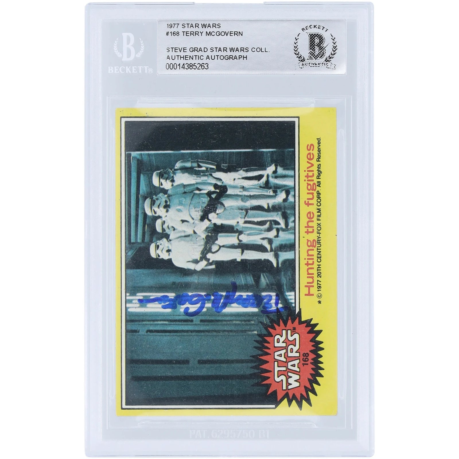 Terry McGovern Signed 1977 Topps Star Wars #168 Card | BAS Authenticated