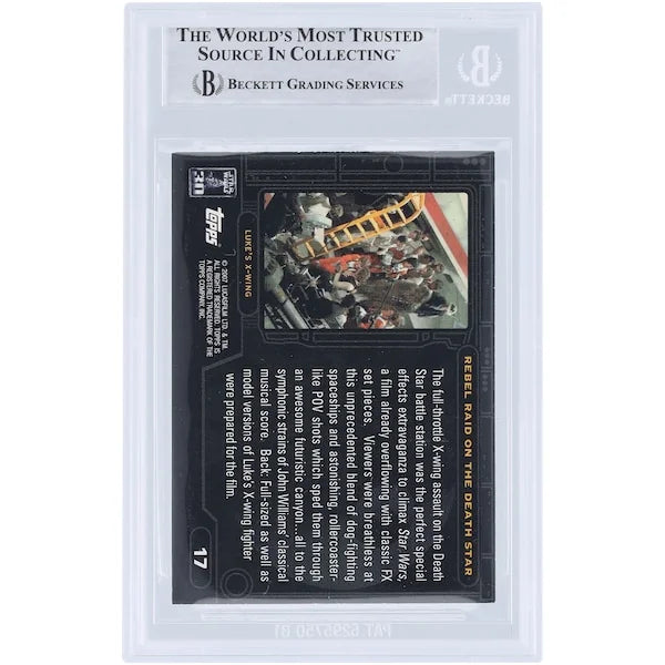 Lorne Peterson Signed 2007 Topps Star Wars #17 Card | BAS Authenticated