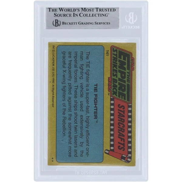 Lorne Peterson Signed 1980 Topps Empire Strikes Back #141 | BAS Authenticated