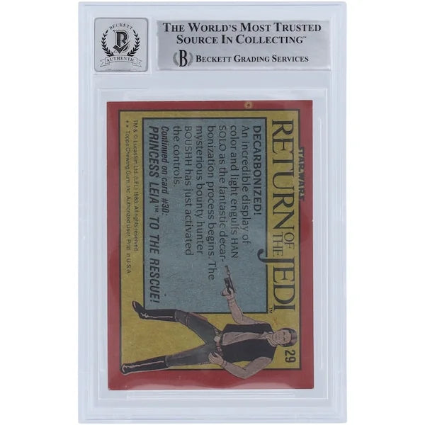 Phil Tippett Signed 1983 Topps Return of the Jedi #29 | Graded 10