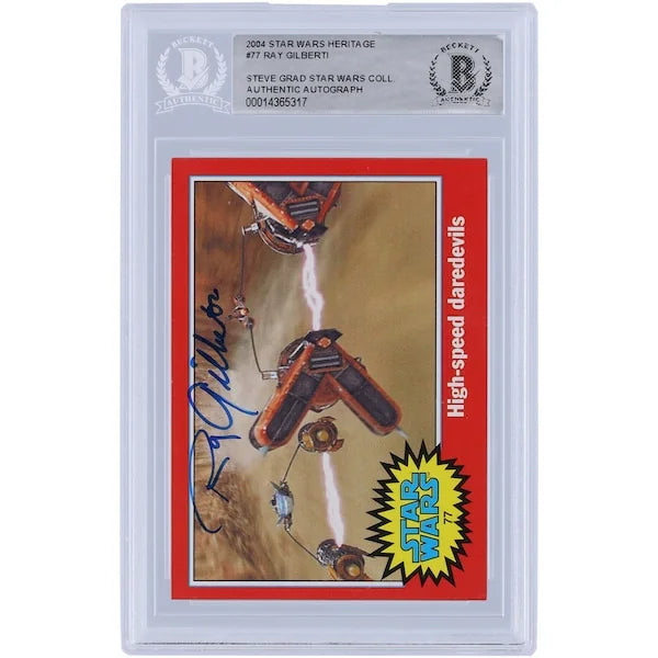 Ray Gilberti Signed 2004 Topps Star Wars #77 Card | BAS Authenticated